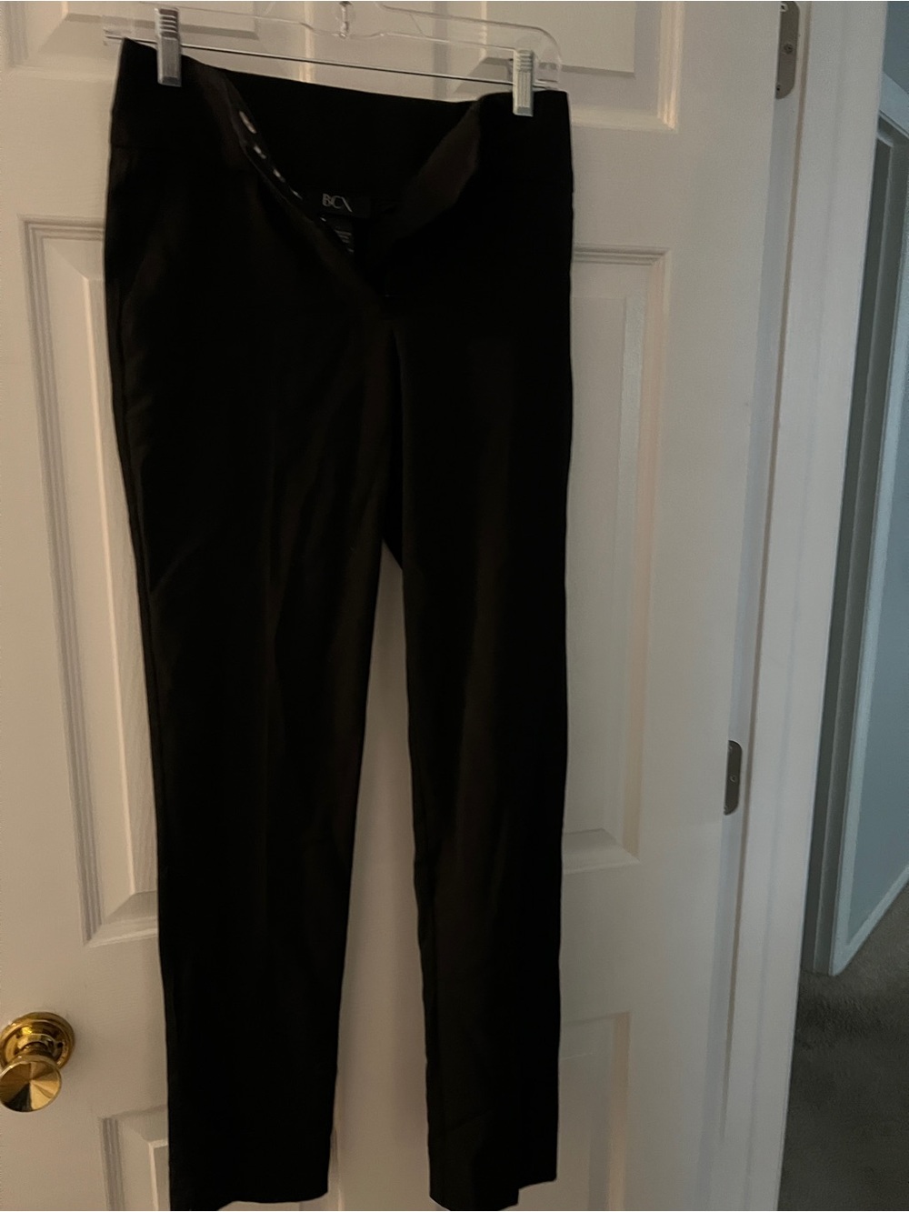 BCX Black Women's Dress Pants - Tailored Straight Leg